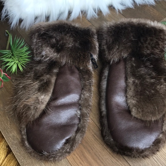 Optimal Accessories Men’s Size Large Beaver Gloves - Picture 2 of 7